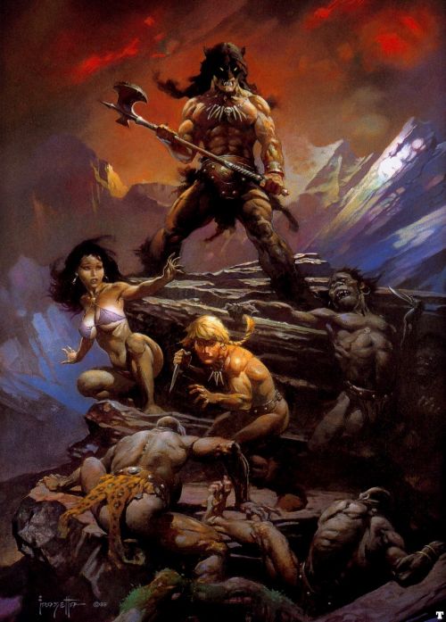 1187168706 141 FT45965 Frank Frazetta Fireandice 